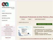 Tablet Screenshot of escueladeartedecordobadionisioortiz.com
